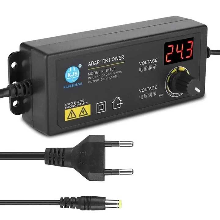Стабилизирано регулируемо захранване, 3V-36V, 1.7A, 60W