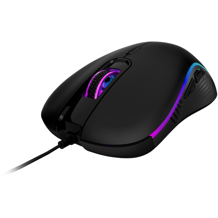 Геймърска мишка Gamdias AURA GS3, Черен, USB