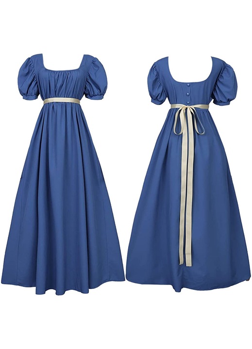 Jormftte táncruha, vintage, magas derekú, poliészter és polivinil-klorid, Kék