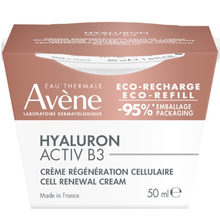 Крем за клетъчна регенерация Avene Hyaluron Activ B3, Резерва, 50 мл