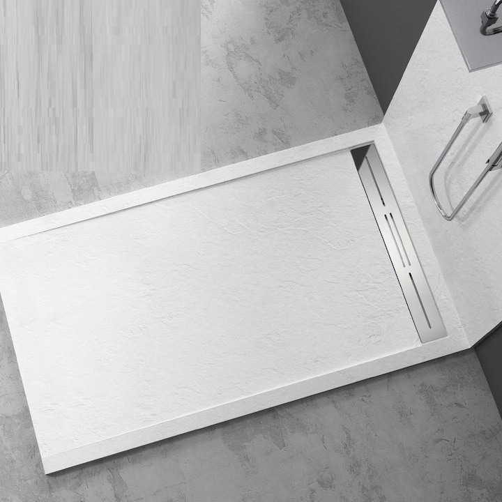 Cadita Baie Din SMC, Smack, 120x80 Cm, Cu Sifon LS