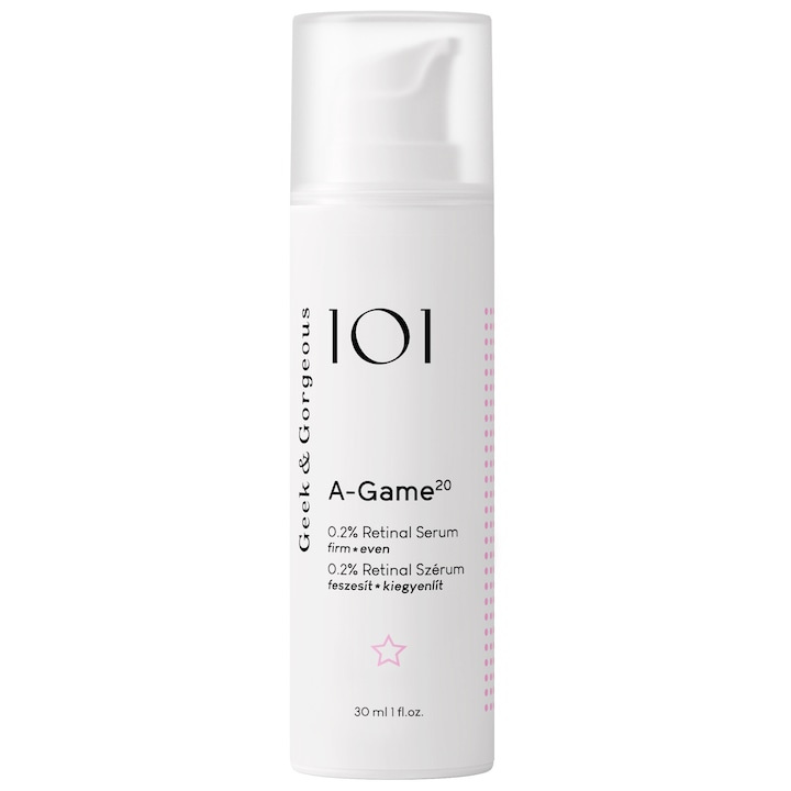Терапия против стареене A-Game20 с 0,2% Retinal Geek&Gorgeous, 30 ml