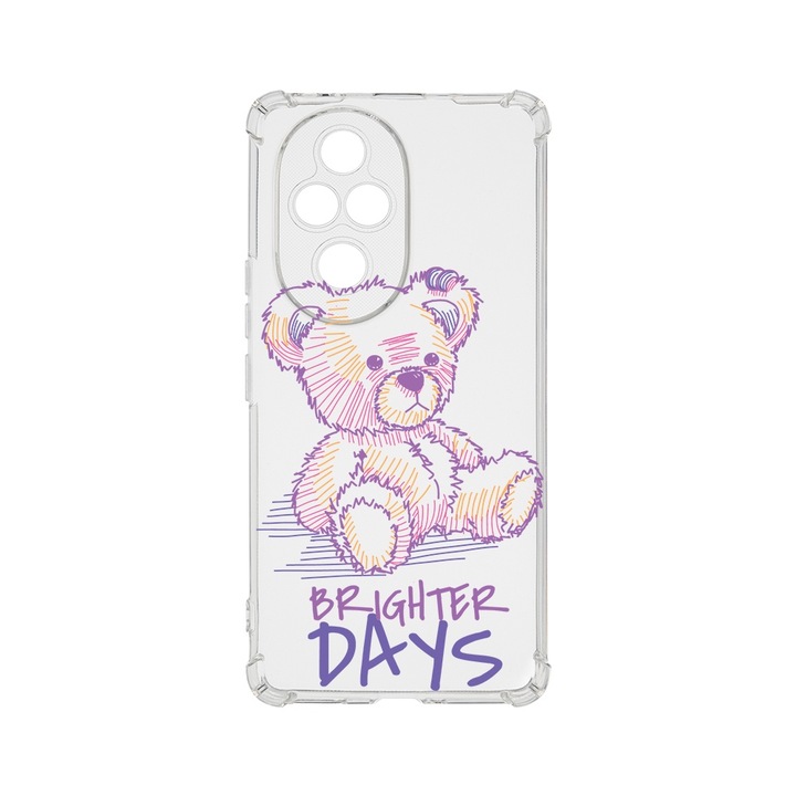 Husa pentru Honor 200 5G, BestCase® Anti Shock 1.5MM, Teddy Bear Brighter Days, Air Cushion Technology, Protectie camera, ecran si colturi, AS 1563