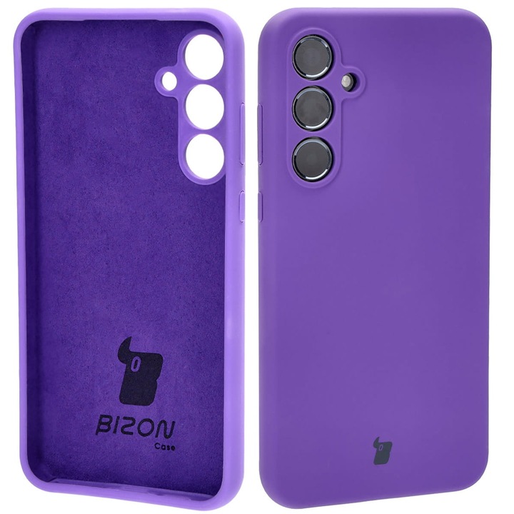 Husa Bizon Soft Case pentru Galaxy A55 5G, Violet