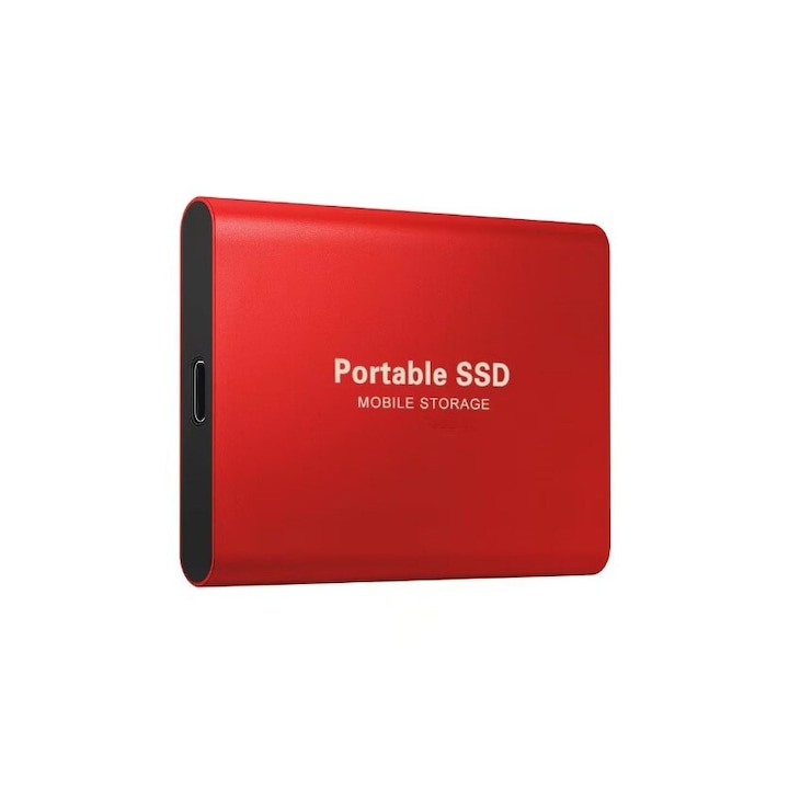 Външен хард диск, 1TB, USB 3.1, Червен