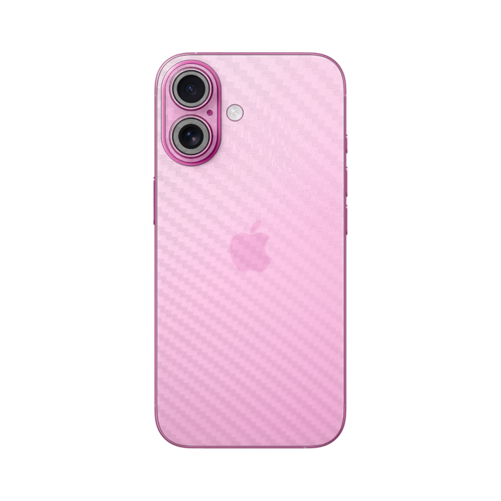 Folie iSkinz Apple iPhone 16 Plus készülékhez – átlátszó szén, 360 fokos vágás, teljes borítású ragasztós bőr, hát- és oldalsó védőburkolat