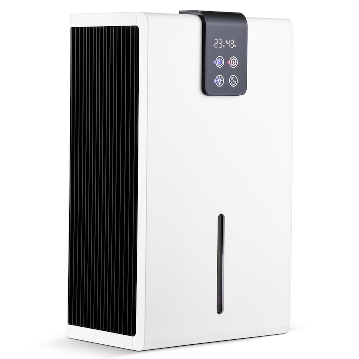 Dezumidificator electric Cozevdnt, 2800ml, alb, mod silentios, 7 lumini ambientale
