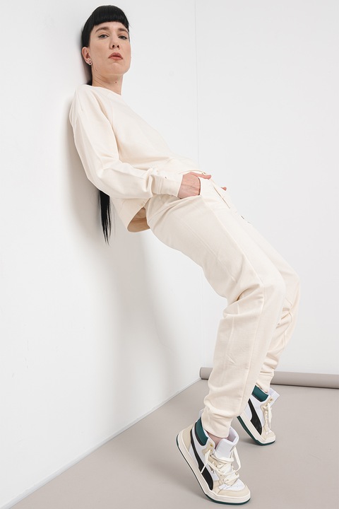 Puma, Блуза Lifestyle BETTER SPORTSWEAR, Бял/Крем