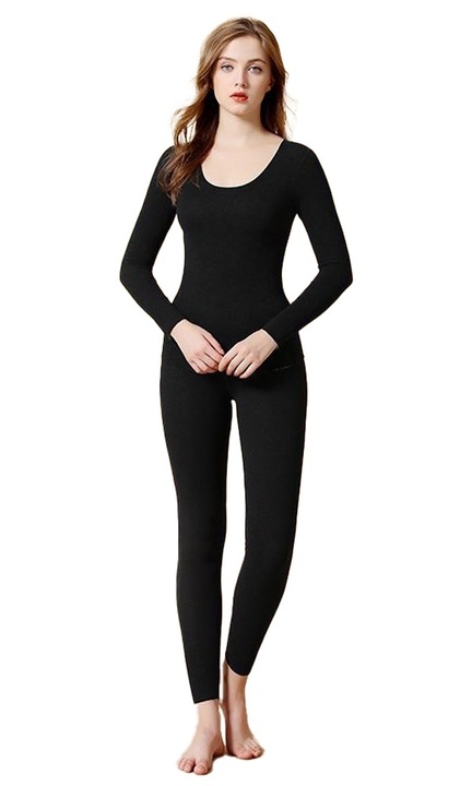 női QttvbTna, pamut/spandex, fekete