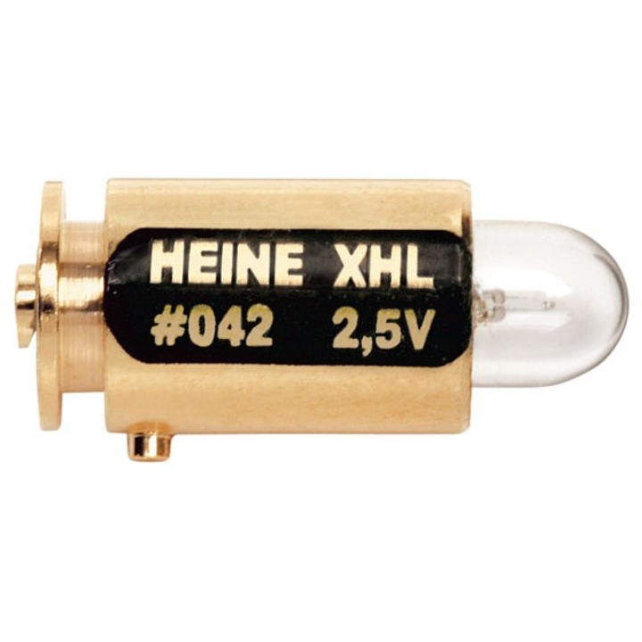 Lampa Alogonou Xenon Heine XHL 2.5V, pentru aparatura medicala, compatibila cu organe diagnostice, 2.5V