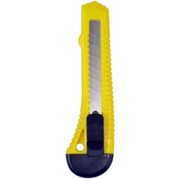 Set 12 cuttere tapet, Schemat, blocare lama