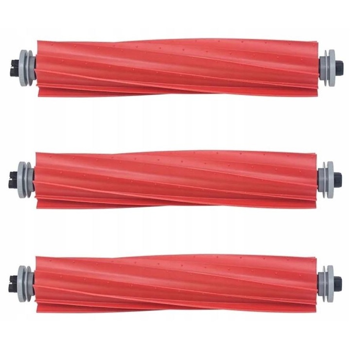 Inlocuire Set Accesorii Principale, Robotul Roborock S7, Material: Plastic, Calitate Inalta A Executiei, Durabilitate Ridicata, Capete Detasabile Pentru Curatare Usoara, Atentie La Detalii, Rosu