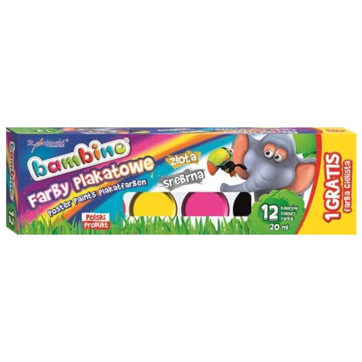 Acuarele Schemat set 12+1 culori