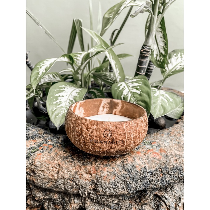 Lumanare de nuca de cocos