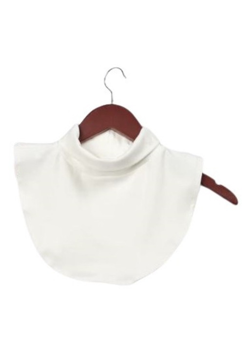 Guler fals helanca / maleta CLASStitude, detasabil, model simplu pe gat, marime universala, material bumbac, Alb