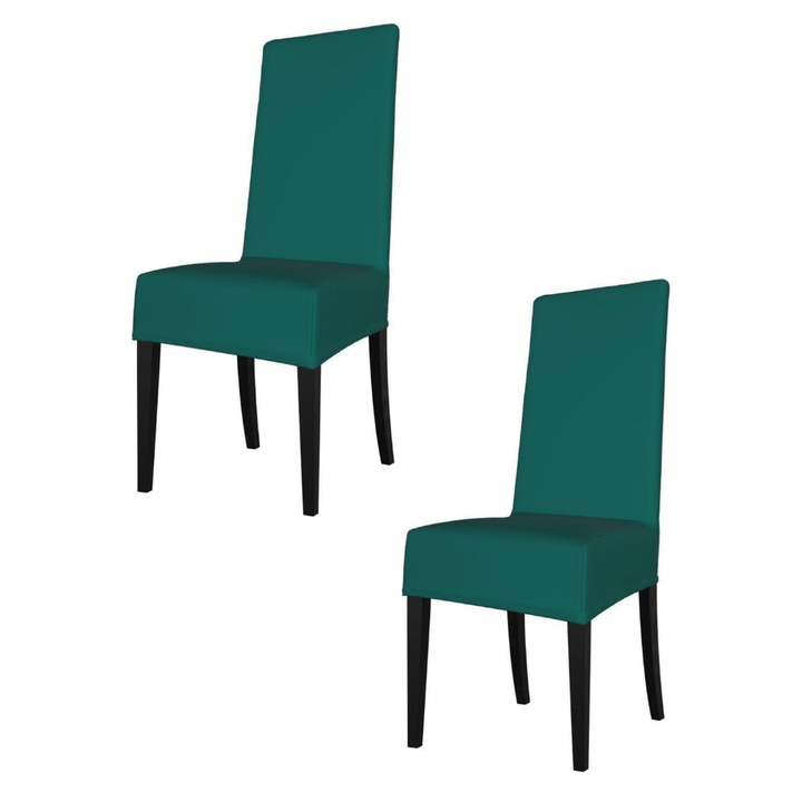 Комплект от 2 калъфи за столове, SHENGYIJING, водоустойчиви, зелени