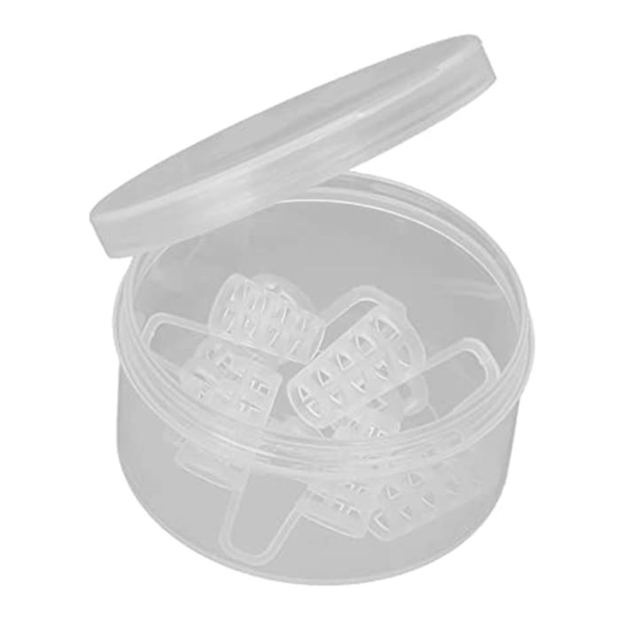 Set 4 clipsuri nazale impotriva sforaitului, marimi diferite, plastic, Dactylion®