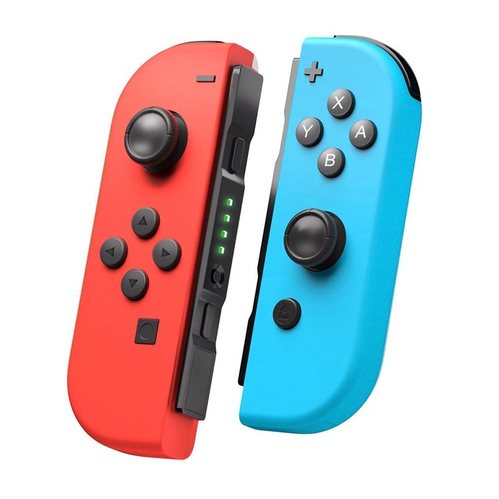 Vezérlő, Vezeték nélküli vezérlő, OPTIM SOLUTION, Gamepad, Bluetooth V4.0, 450 mAh, piros/kék