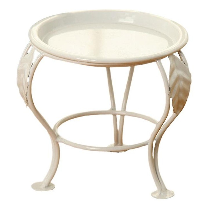 Suport pentru flori Enforose, alb, 13.5x13.5x13.5cm, design modern, pentru interior/exterior