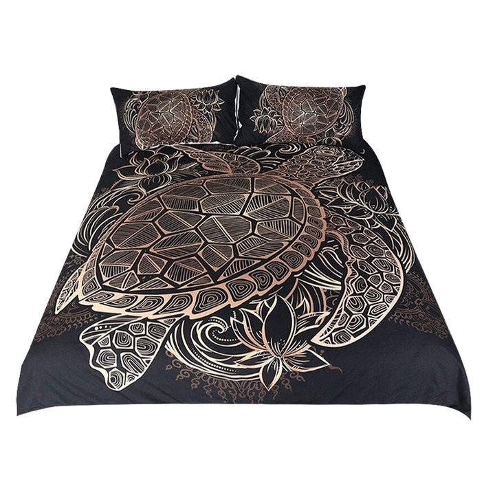 Jormftte ágyneműhuzat garnitúra, 2 részes, poliészter, légáteresztő, cipzáras, többszínű, Twin