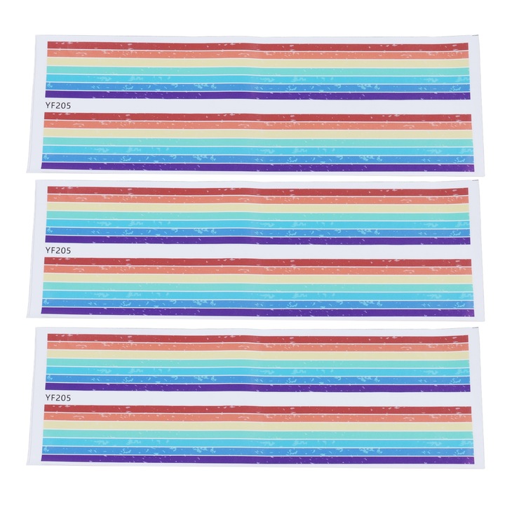 3 darabos díszmatrica készlet, Jormftte, többszínű, 10x15cm