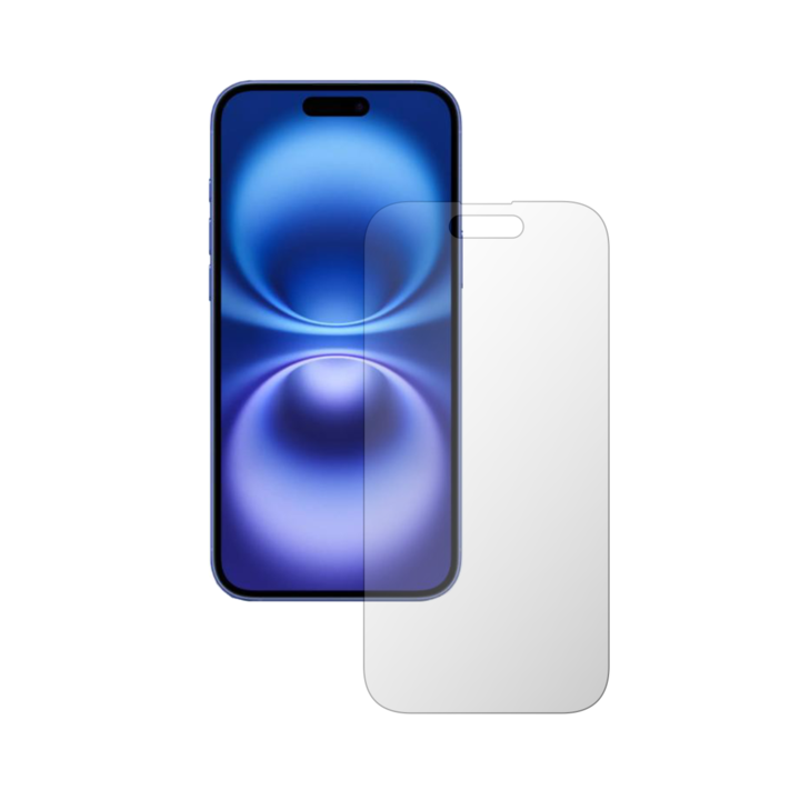 Folie24 képernyővédő fólia, Samsung Apple iPhone 16 Plus készülékhez, 1X Ultra-Clear tokbarát bevonattal (tokkal kompatibilis), öntapadó, rugalmas, önregenerálódással