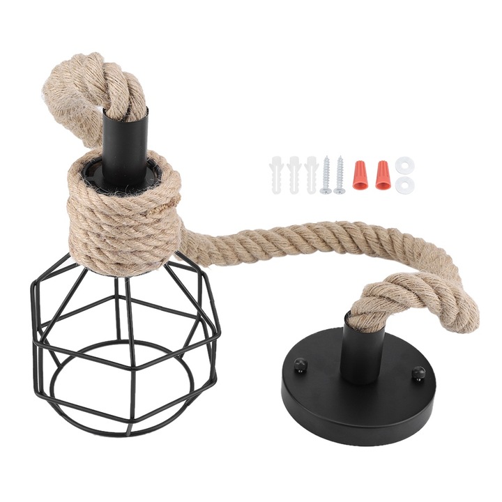 Modern függőlámpa vas kerettel, rombusz alakú, 90cm, E27, fekete