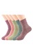 Set 5 perechi de sosete femei, Zola, din tricot, pentru iarna, marimea 36-39, multicolor