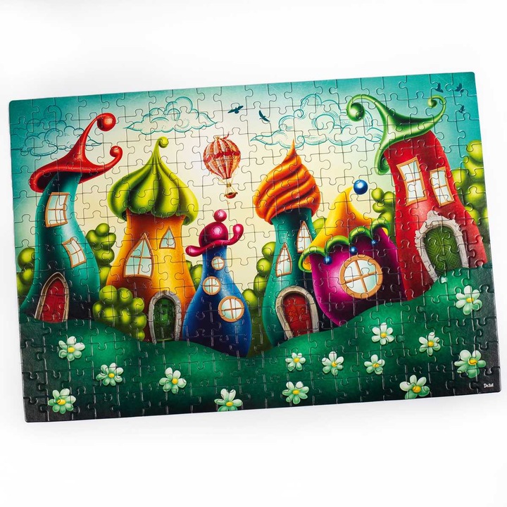 Puzzle Fairytale City, 32x47 cm, 260 db, De.tail