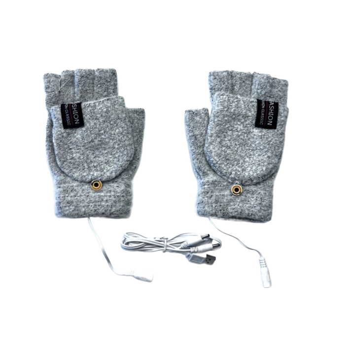 Incalzitor de maini, lavabil si pliabil, incalzire stabila, interfata USB, reglare cu 3 viteze, gri