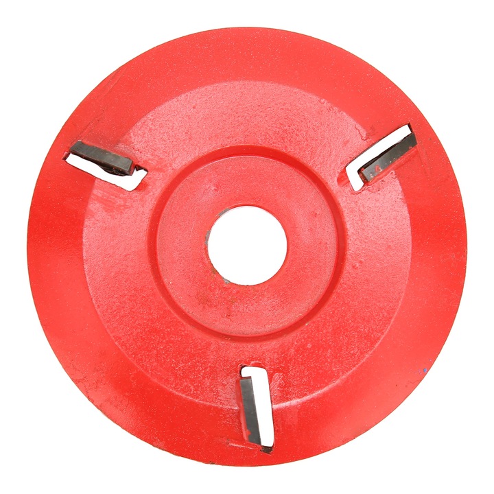 Jormftte fa faragó korong, 3 fogú, polírozáshoz, piros, 10x10cm