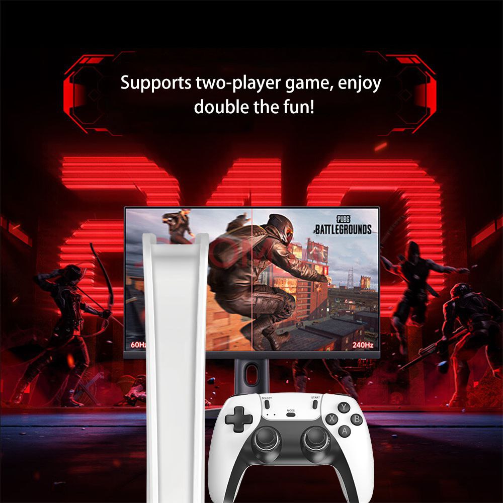 Consola retro Planet Tech M15 4K Pro Game Stick, 64 GB, 30.000 de jocuri video, 9 emulatori, 2x controler wireless 2,4 GHz