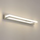 Aplica LED Moderna, Goeco, Cromata, Abajur Din Acril, Lampa Pentru Oglinda, 42 Cm, 9w, 4500k, 800 Lm, Potrivita Pentru Oglinda, Dulap, Masa, Baie