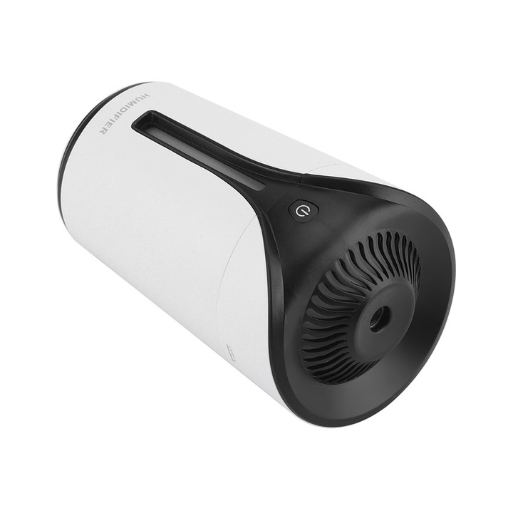 Umidificator de aer Jormftte, 3L, alb si albastru, 300ml/h, 18.5x15x31cm