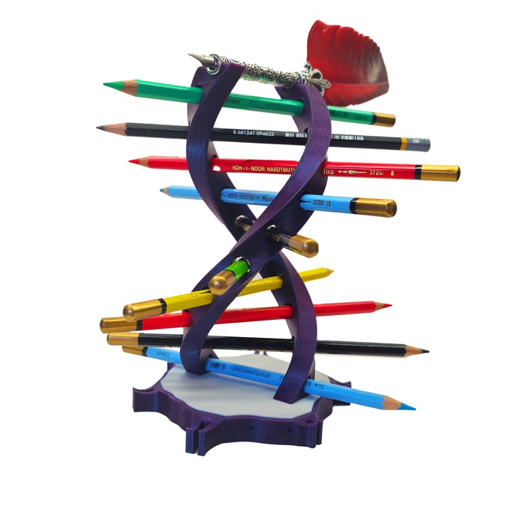 Suport Pix Forma de ADN, culoare MovGalxy, 11 sloturi