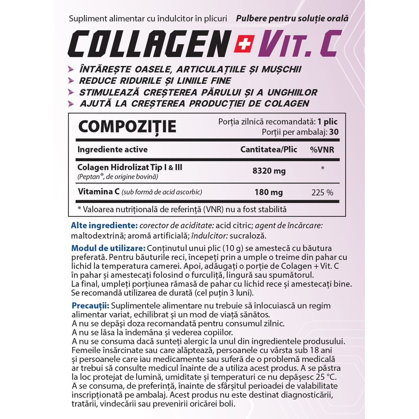 Collagen + Vitamina C - eMAG.ro