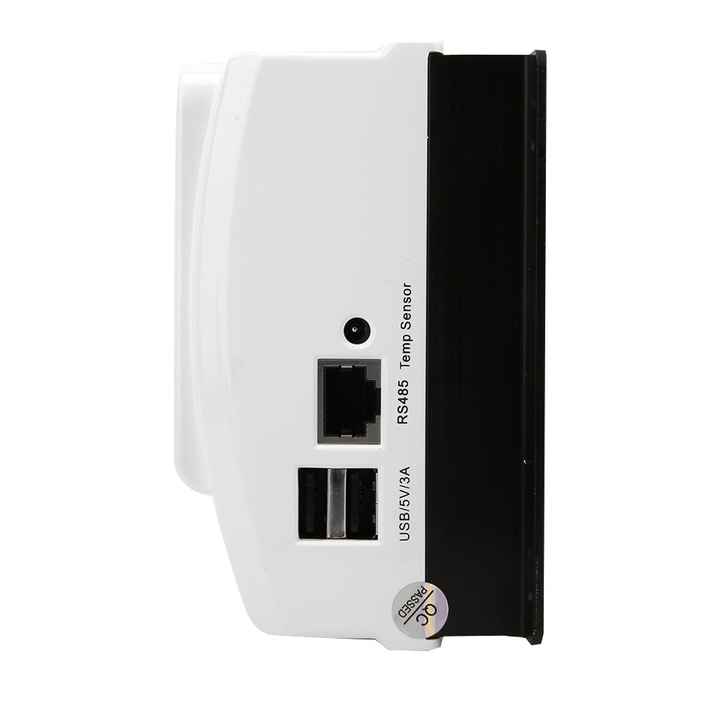 Jormftte MPPT szolár inverter 12V/24V 20A, 99.5% hatékonyság, LCD, 20x10.5x6.5cm, fehér