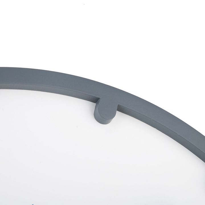 Jormftte falióra, kerek, elegáns, szürke, 30cm