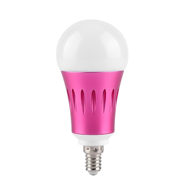 7W RGB+W Wifi Intelligens Izzó Alkalmazás Távirányító Támogatja az Alexa Google Home AC85-265V (E14) rendszert