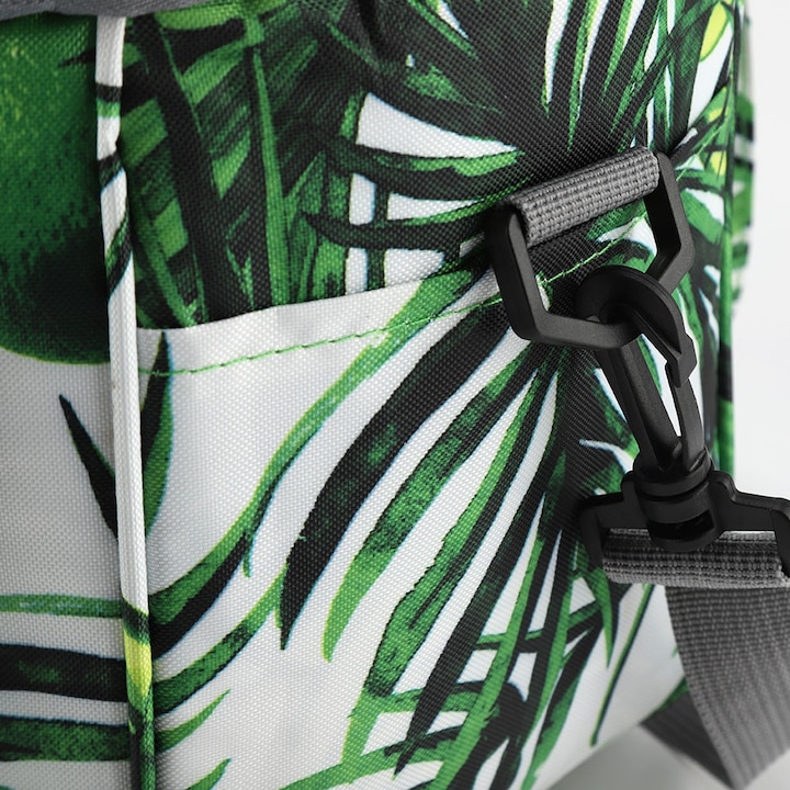 Jormftte hordozható ebédlőtáska, Oxford anyag, hőszigetelő, 25x22x18,5cm, többszínű