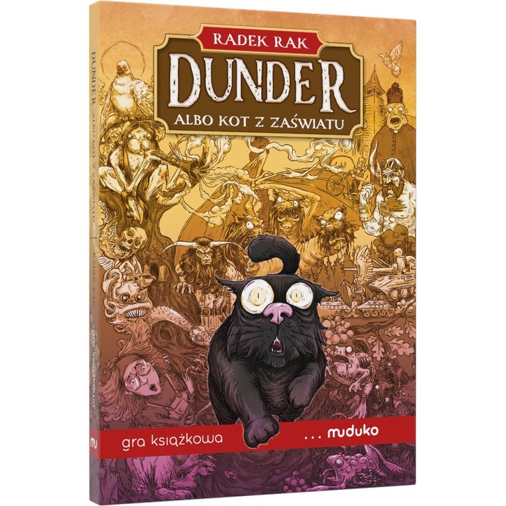 Dunder albo kot z zaswiatu, Radek Rak, 2024, Gra ksiazkowa, 264 pagini, Miekka, 150x210mm