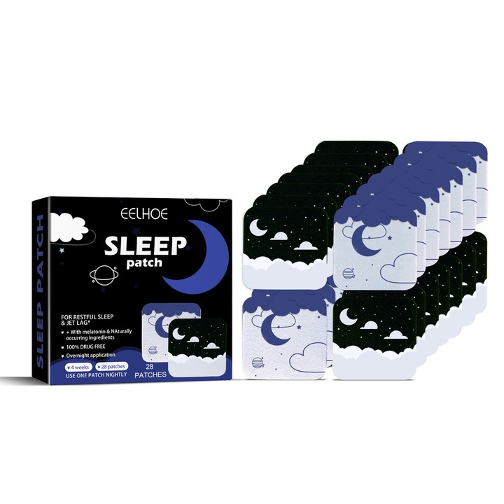 Plasture somnifer care te ajuta sa adormi, sa ameliorezi insomnia, iritabilitatea si anxietatea si sa imbunatatesti calitatea somnului