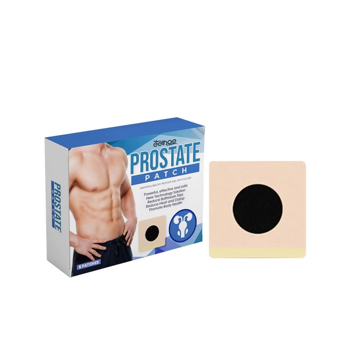Plasturi pentru ingrijirea corpului barbatilor EELHOE , 8-12 ore, protectie prostata, 10x10cm, set de 5 bucati