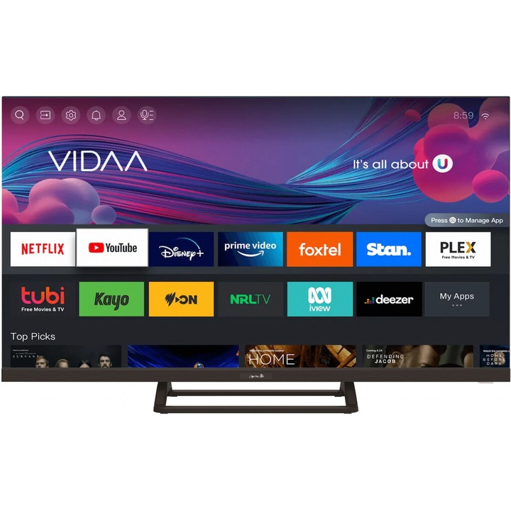 Телевизор ARIELLI LED32N216VDA SMART, 32", LED, HD READY, черен