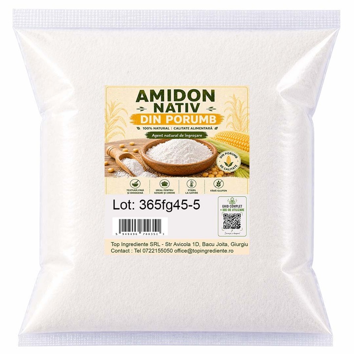 Amidon Alimentar Din Porumb - 500g
