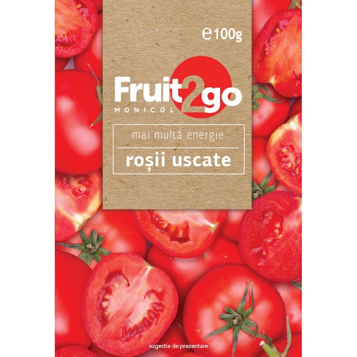 Rosii uscate 100 gr (ambalaj ZIP) Fruit2go