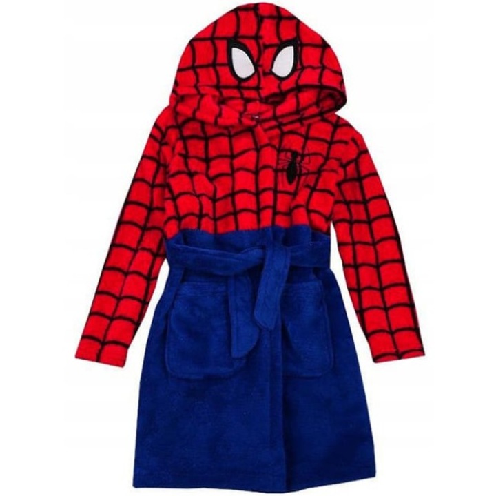 Детски халат Spider-man, Син/червен, 98см