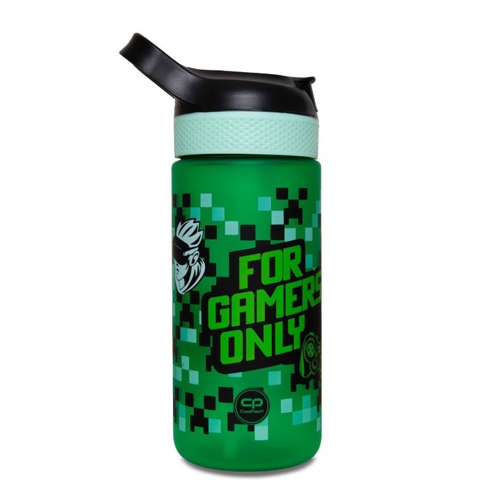 Бутилка за вода CoolPack Bibby Game Zone, 420 ml, Многоцветен