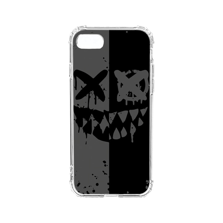BestCase Anti Shock 1.5MM telefontok, kompatibilis modell Apple iPhone SE 3 / iPhone SE 2 / iPhone 8 / iPhone 7, Smiley, Air-Cushion technology, AS 1468