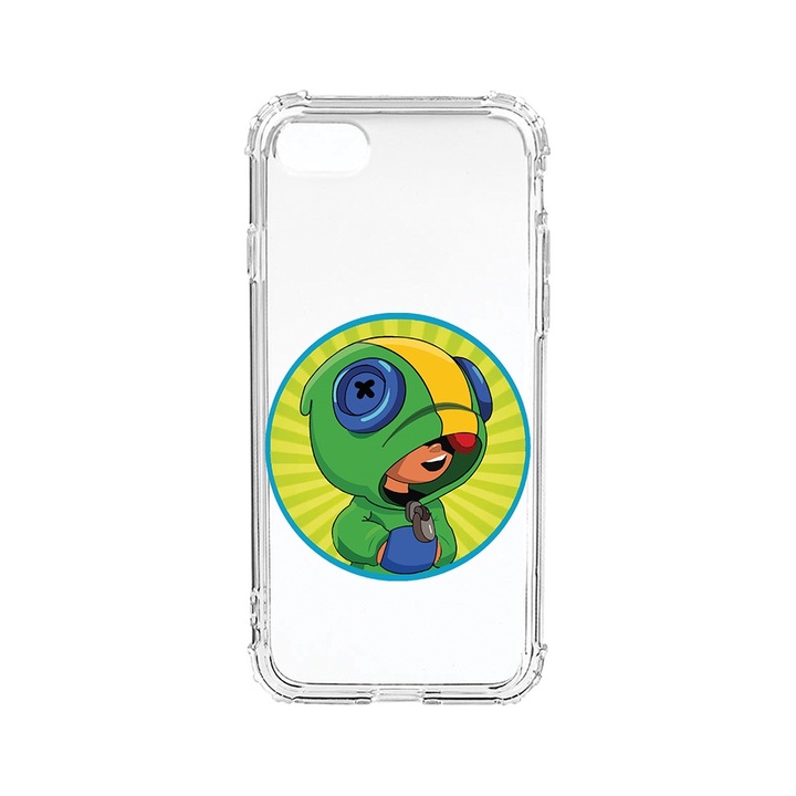 BestCase Anti Shock 1.5MM telefontok, kompatibilis modell Apple iPhone SE 3 / iPhone SE 2 / iPhone 8 / iPhone 7, Brawl Stars, Air-Cushion technology, AS 1609